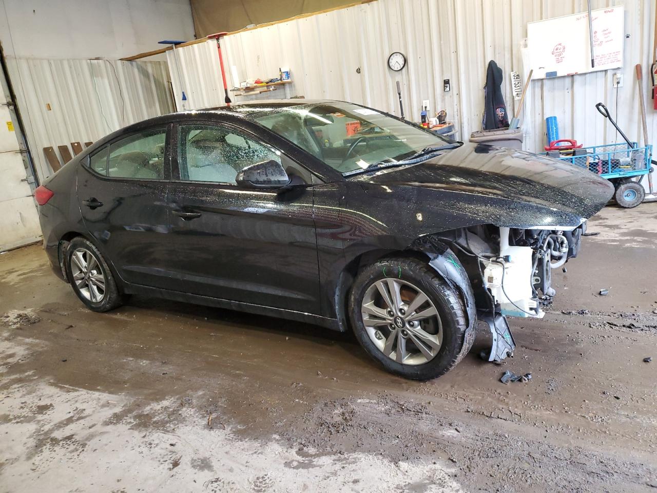 2017 Hyundai Elantra Se Black vin: 5NPD84LF2HH114548