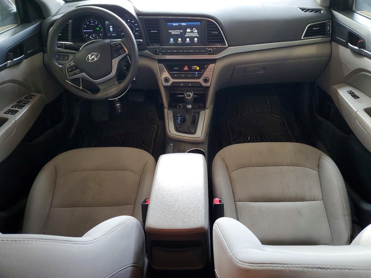 2018 Hyundai Elantra Sel Черный vin: 5NPD84LF2JH254945
