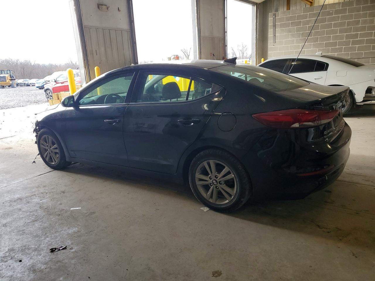 2018 Hyundai Elantra Sel Черный vin: 5NPD84LF2JH254945