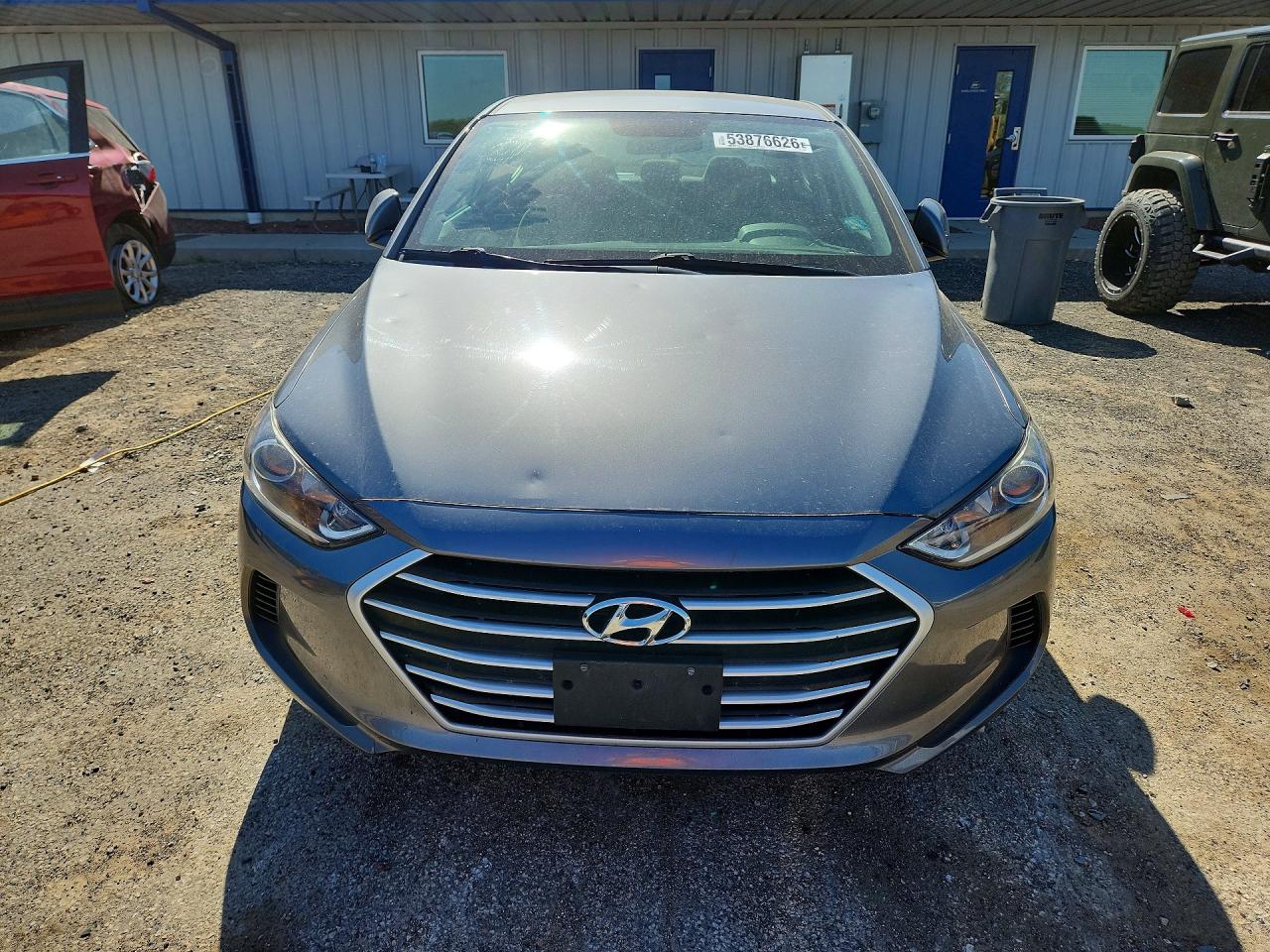 2018 Hyundai Elantra Sel Gray vin: 5NPD84LF2JH326808