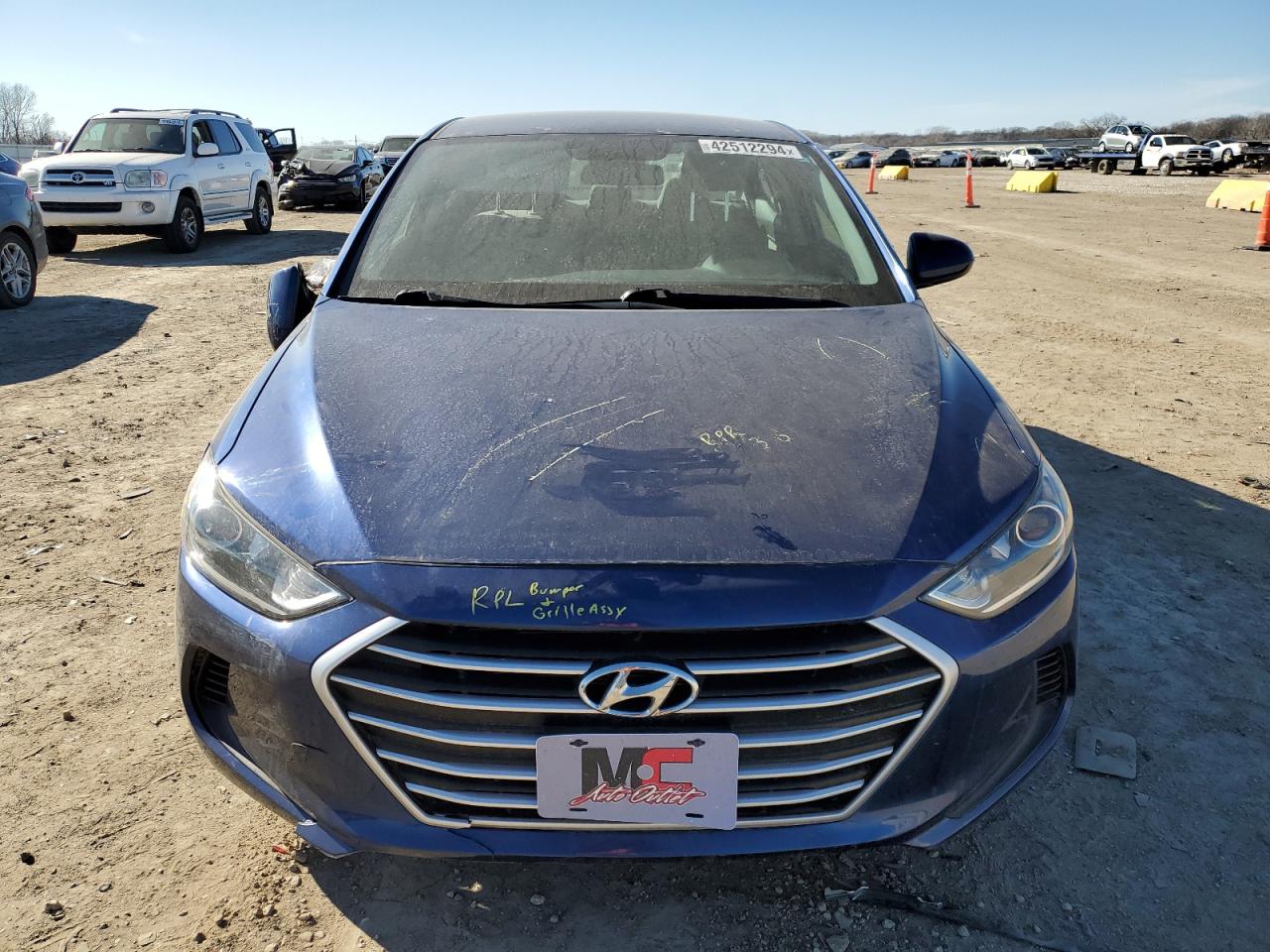 2018 Hyundai Elantra Sel Blue vin: 5NPD84LF2JH354463