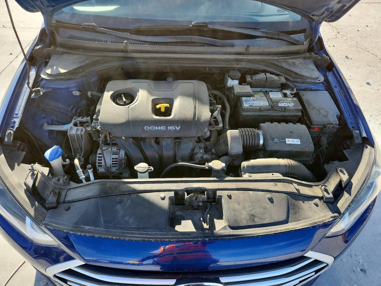 2018 Hyundai Elantra Sel Blue vin: 5NPD84LF2JH354463