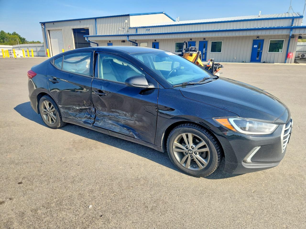 2018 Hyundai Elantra Value Edition Черный vin: 5NPD84LF2JH365463