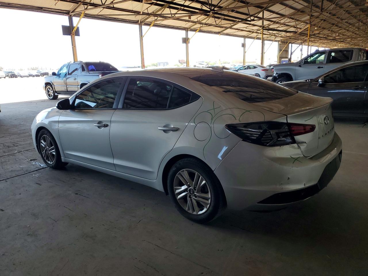 2020 Hyundai Elantra Sel Silver vin: 5NPD84LF2LH498307