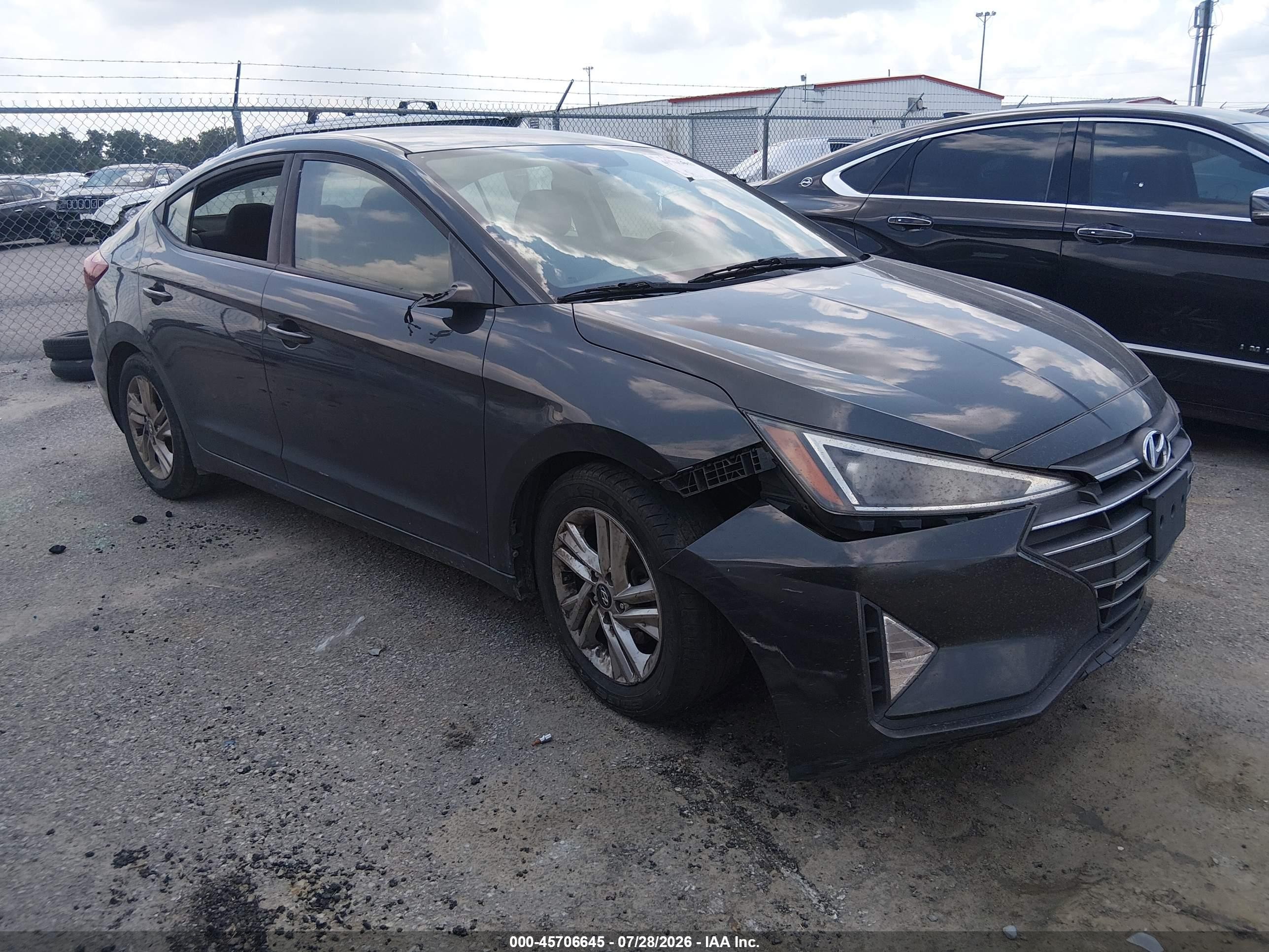 2020 Hyundai Elantra Sel Blue vin: 5NPD84LF2LH549921