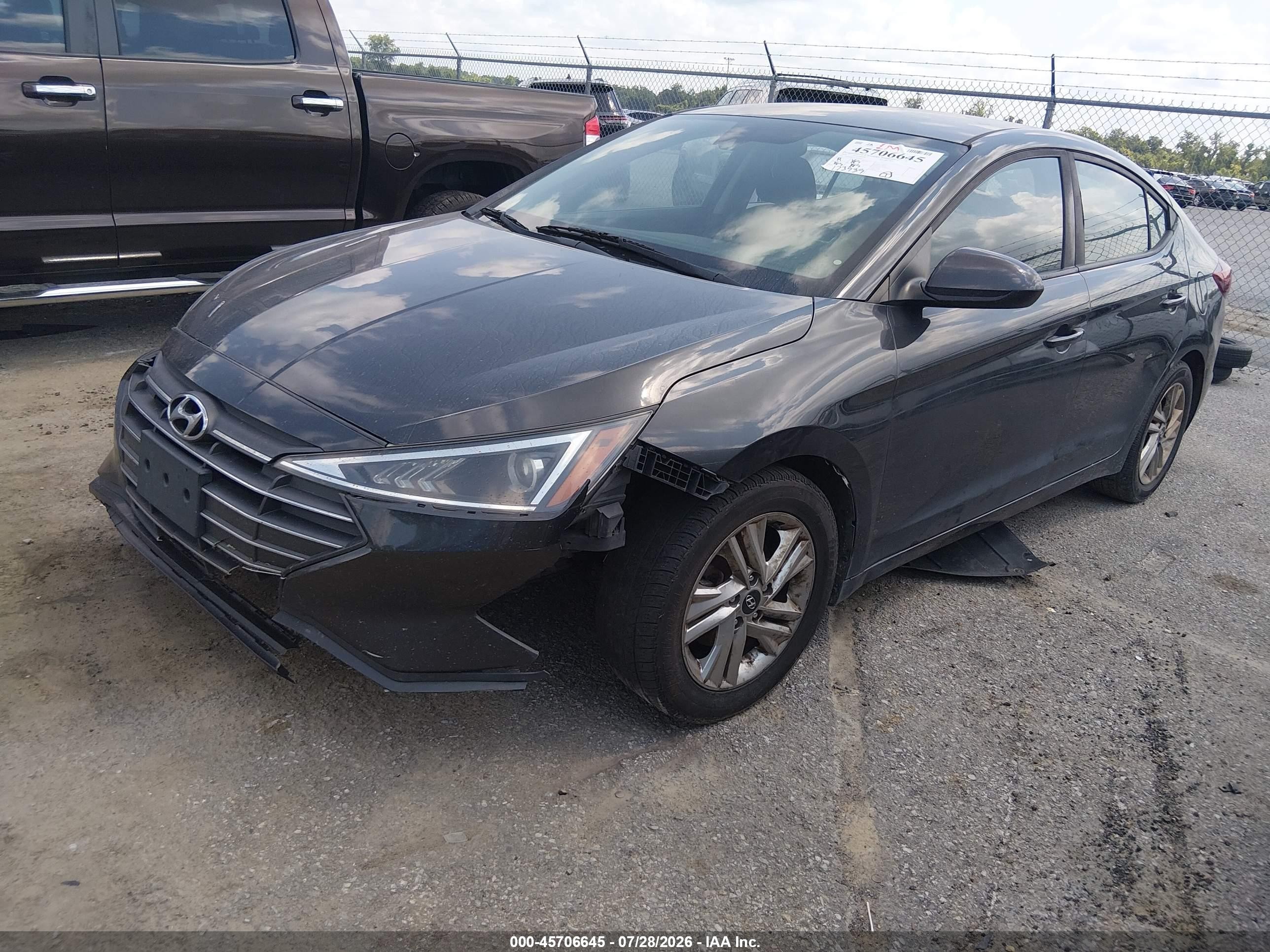 2020 Hyundai Elantra Sel Blue vin: 5NPD84LF2LH549921
