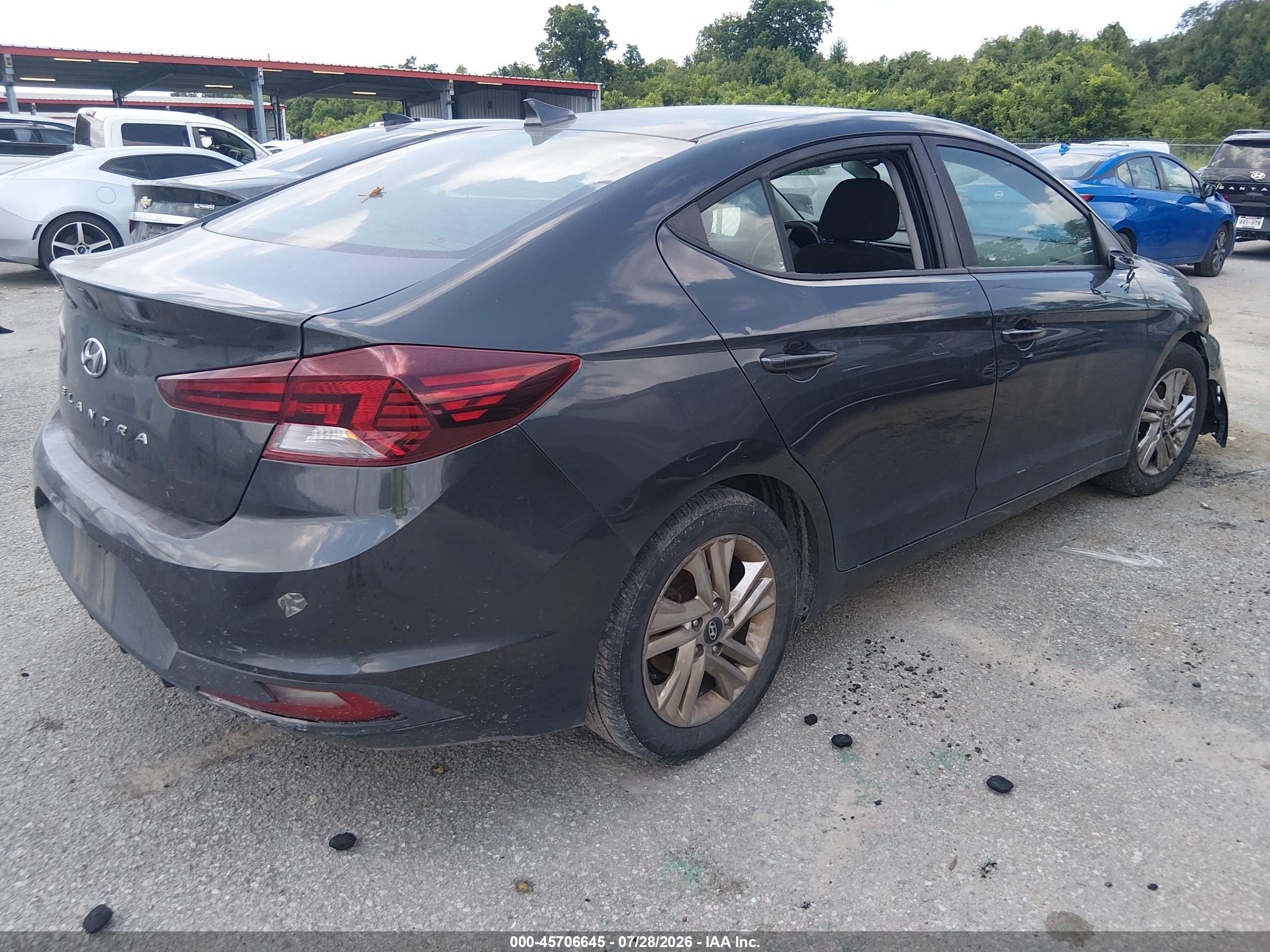 2020 Hyundai Elantra Sel Blue vin: 5NPD84LF2LH549921