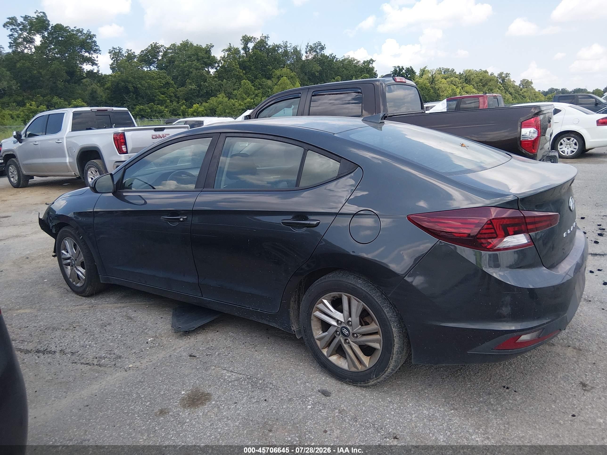 2020 Hyundai Elantra Sel Blue vin: 5NPD84LF2LH549921