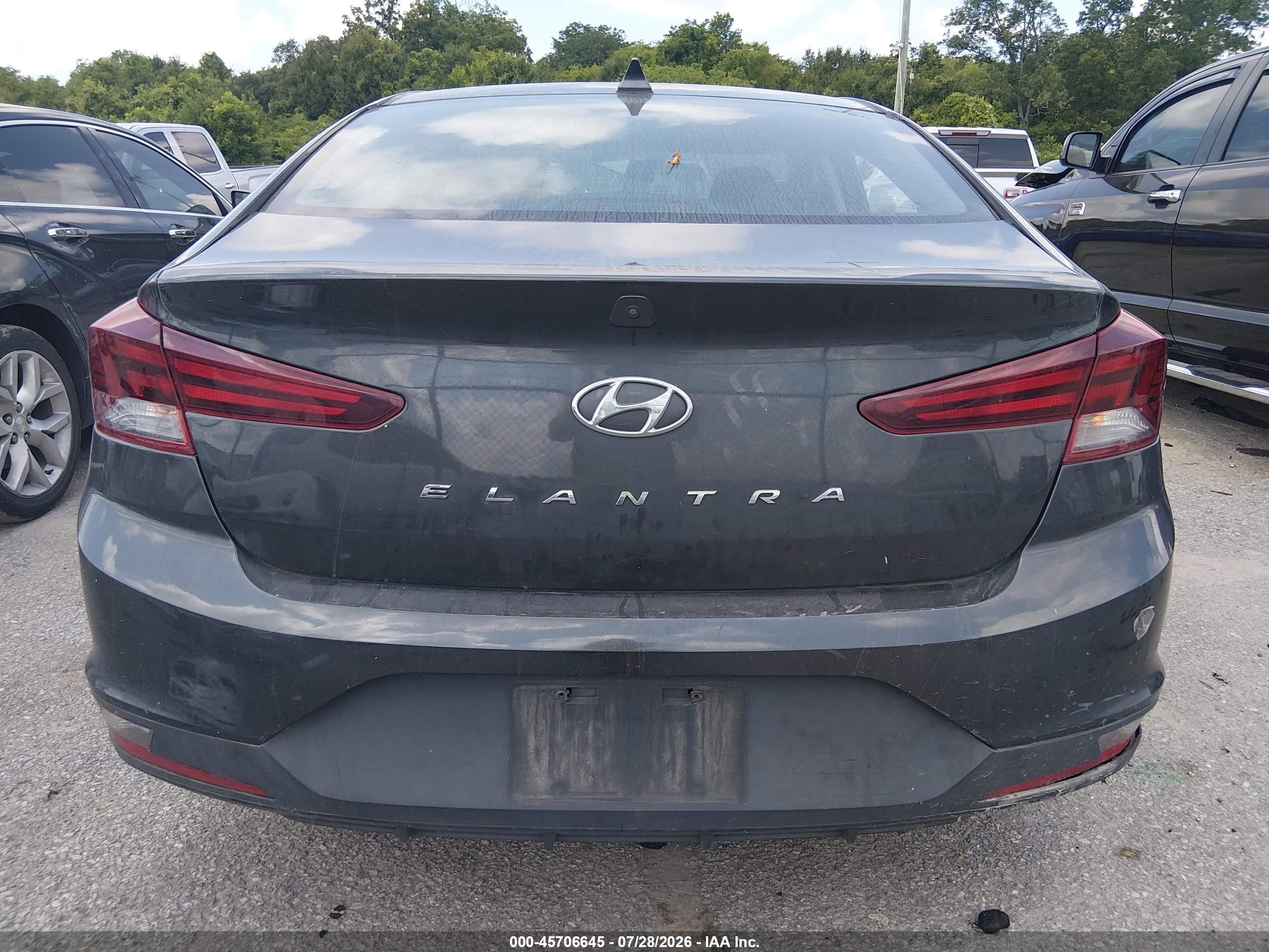 2020 Hyundai Elantra Sel Blue vin: 5NPD84LF2LH549921