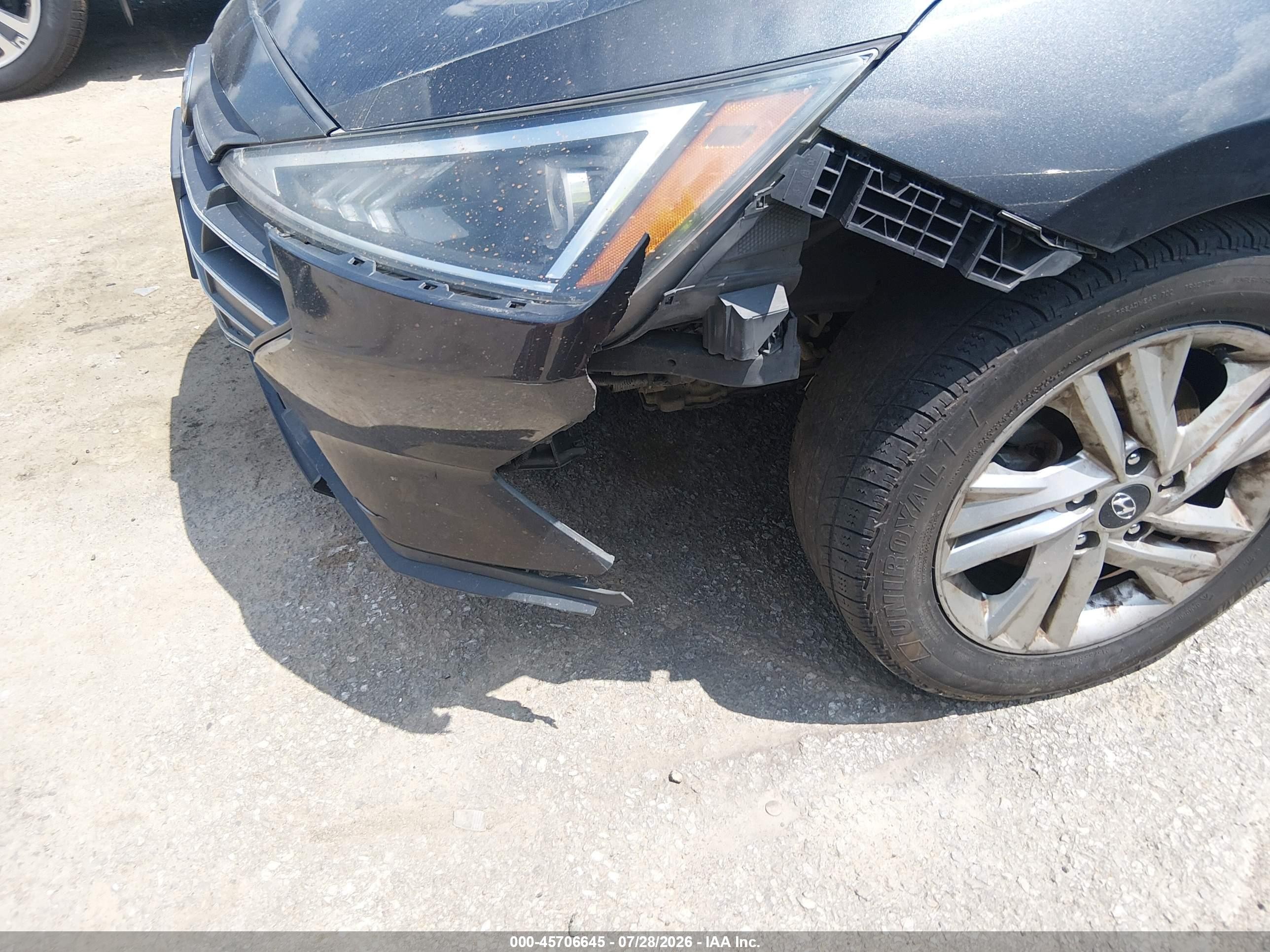 2020 Hyundai Elantra Sel Blue vin: 5NPD84LF2LH549921