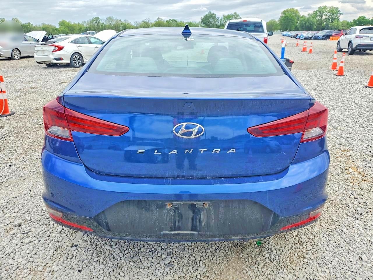 2020 Hyundai Elantra Sel Синий vin: 5NPD84LF2LH573099
