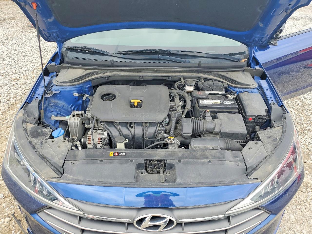 2020 Hyundai Elantra Sel Синий vin: 5NPD84LF2LH573099