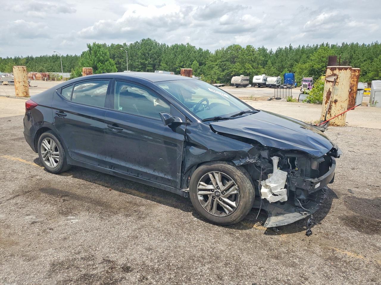 2020 Hyundai Elantra Sel Black vin: 5NPD84LF2LH604352