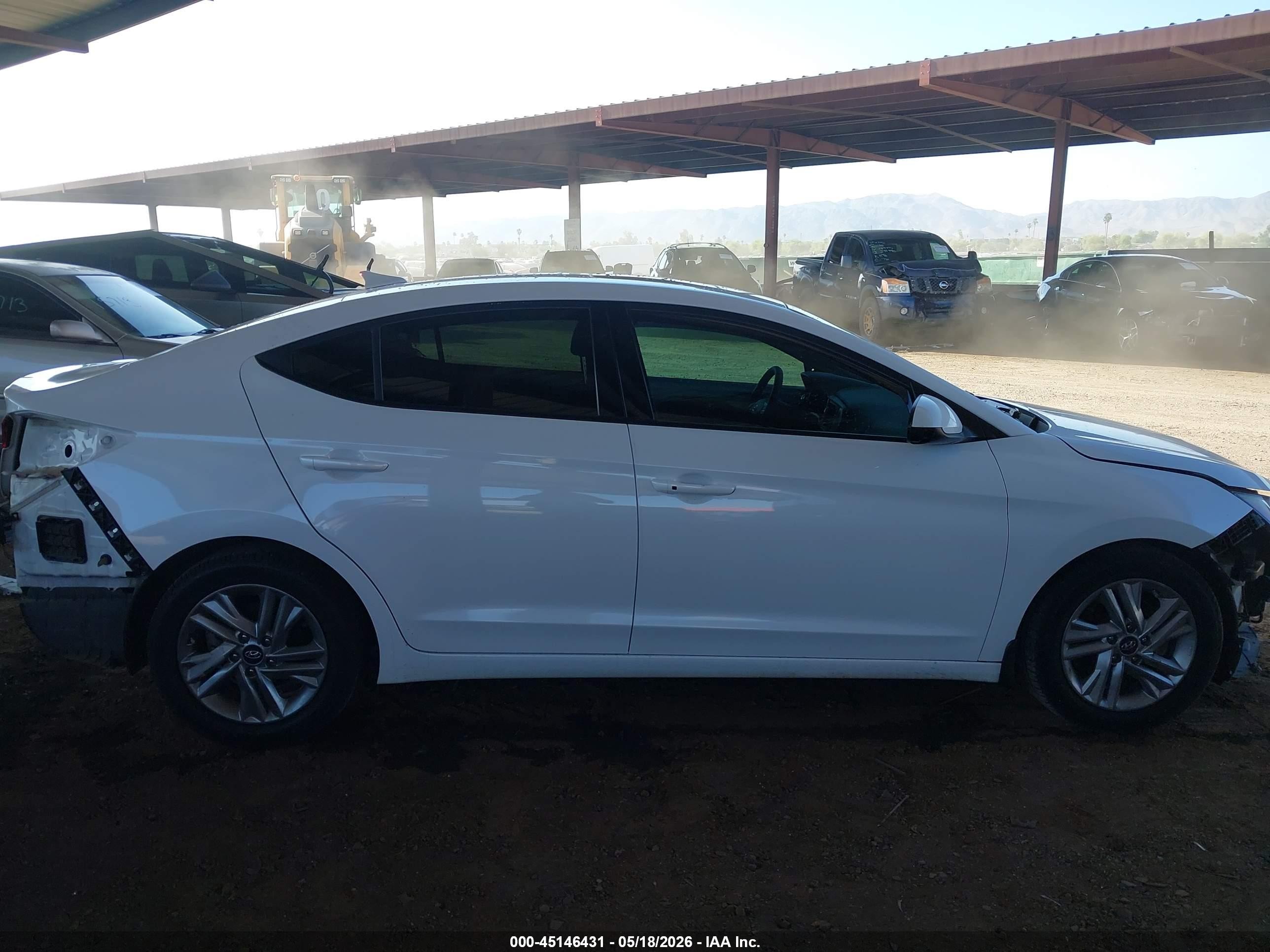 2020 Hyundai Elantra Value Edition White vin: 5NPD84LF2LH605419