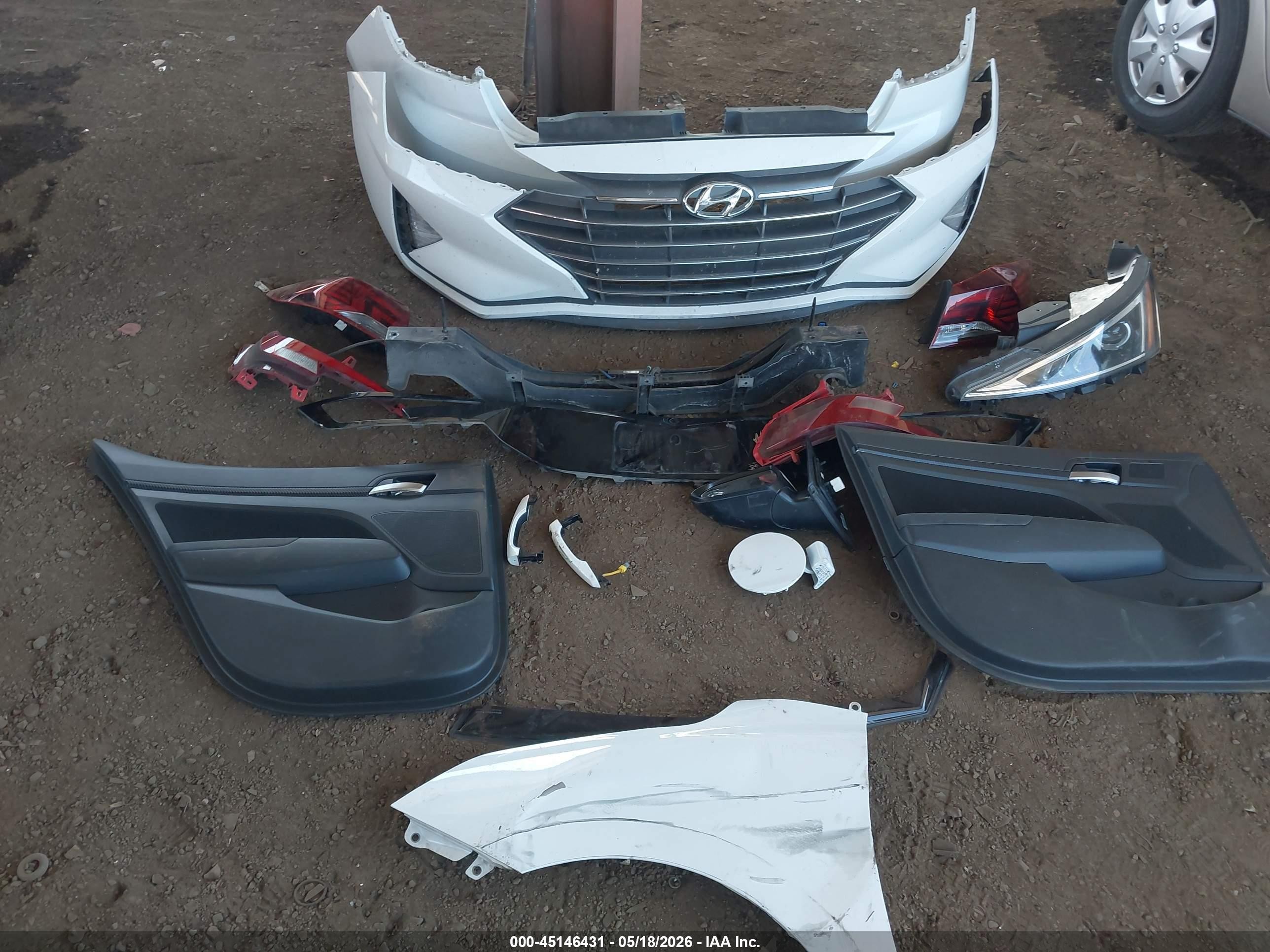 2020 Hyundai Elantra Value Edition White vin: 5NPD84LF2LH605419