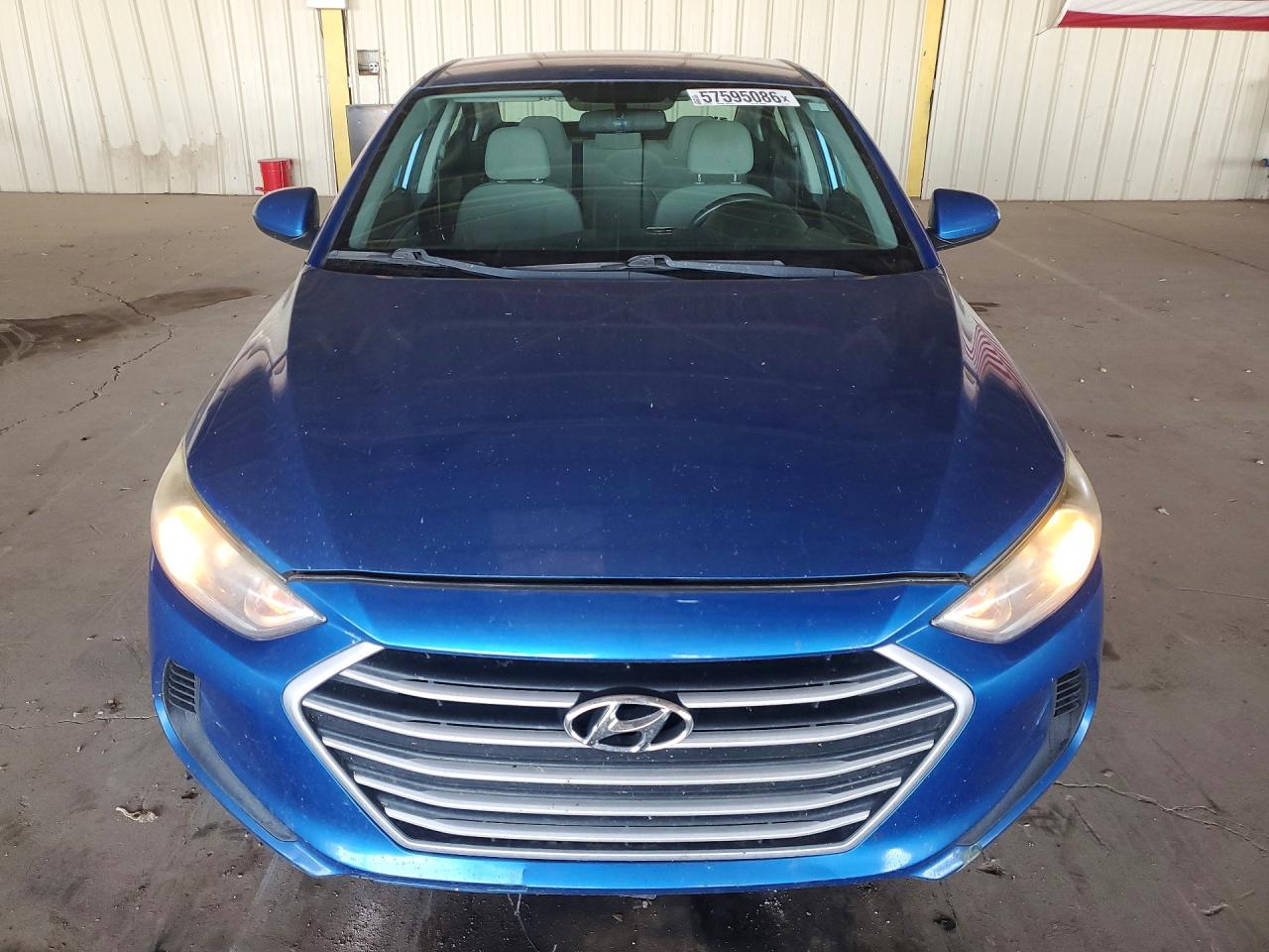 2017 Hyundai Elantra Se Синий vin: 5NPD84LF3HH202475