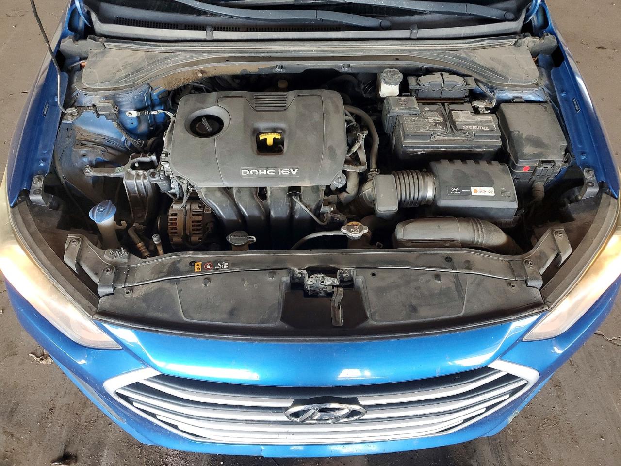 2017 Hyundai Elantra Se Синий vin: 5NPD84LF3HH202475