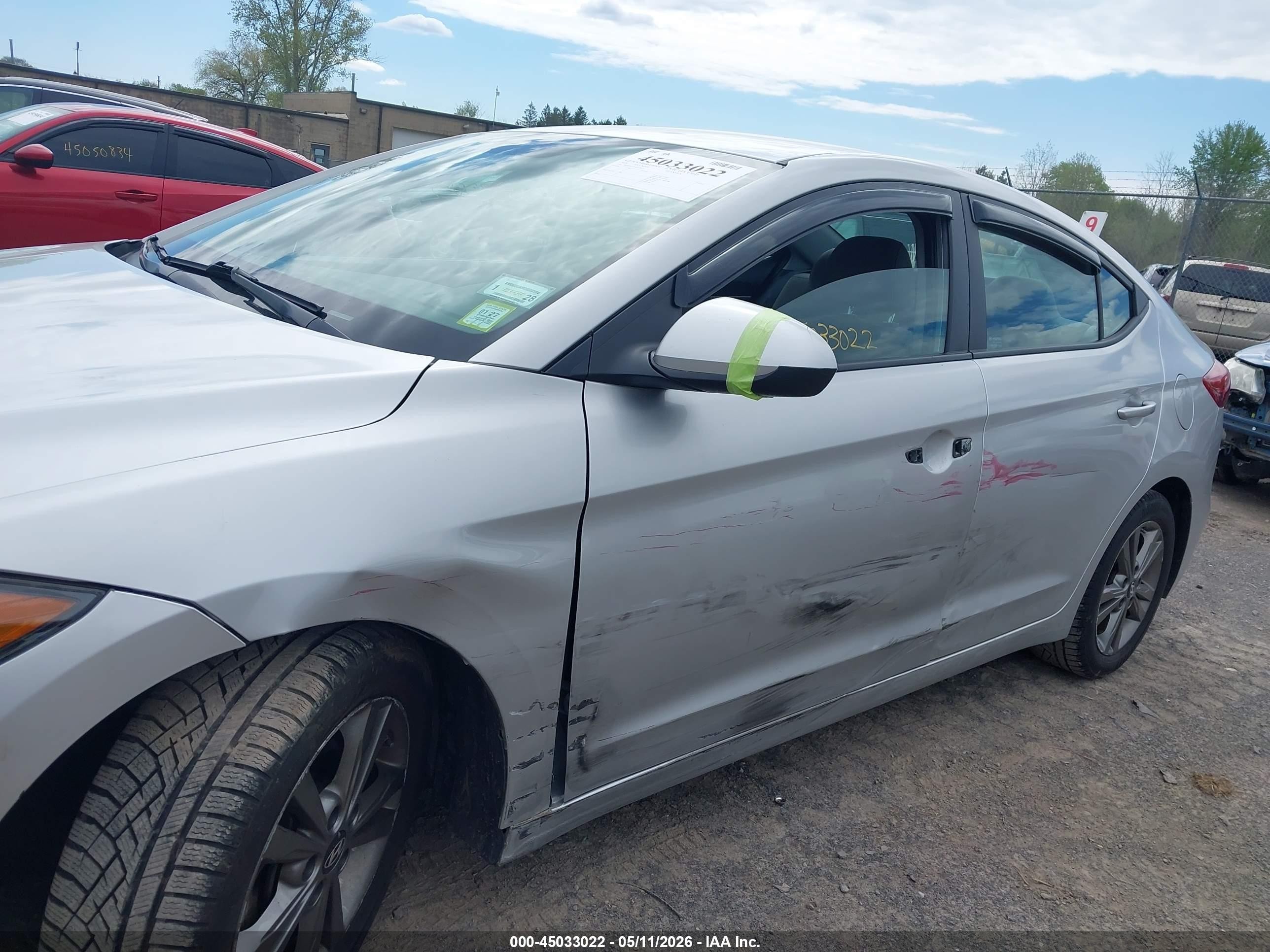 2018 Hyundai Elantra Sel Серебряный vin: 5NPD84LF3JH239421