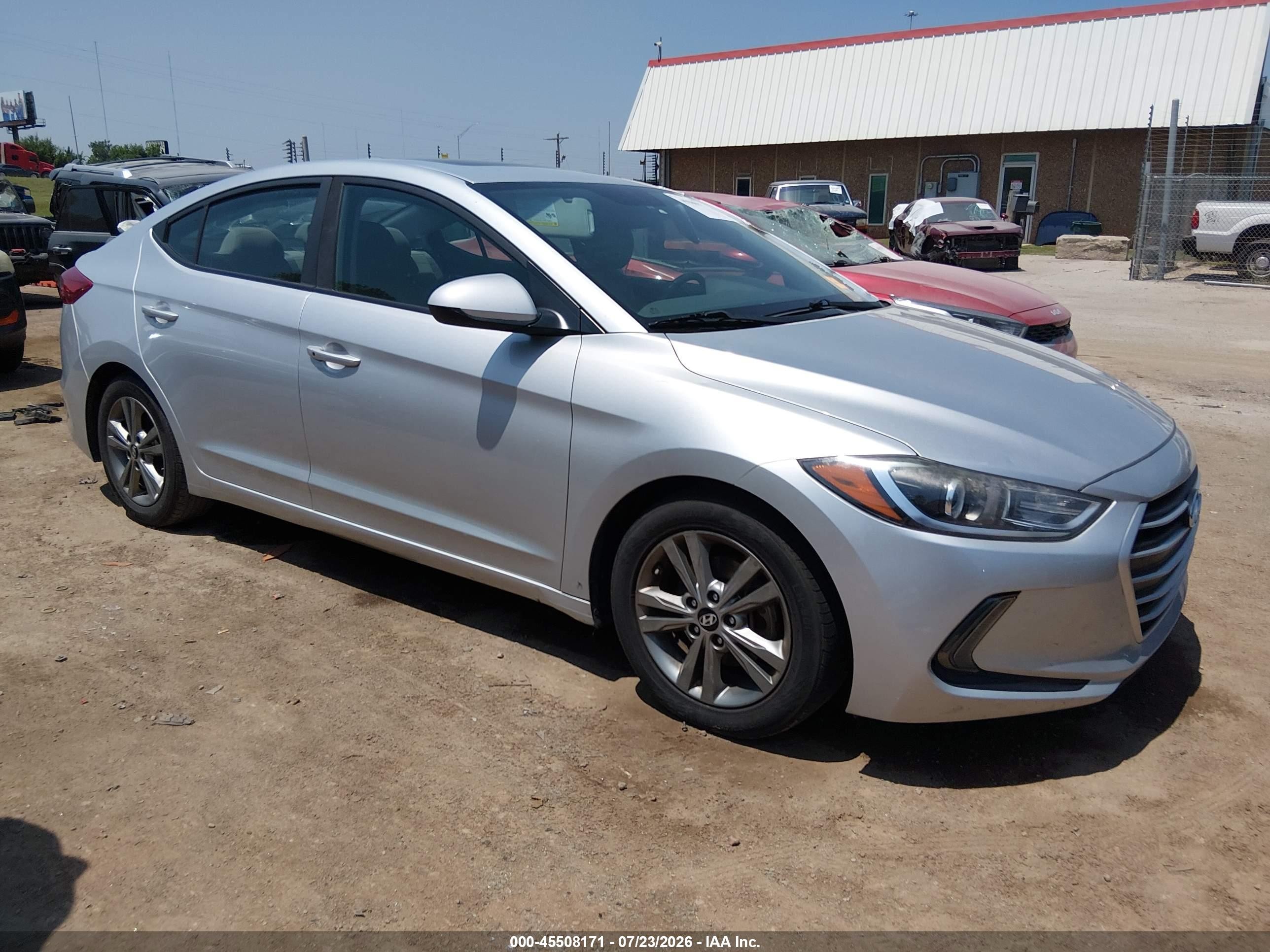 2018 Hyundai Elantra Value Edition Silver vin: 5NPD84LF3JH314604
