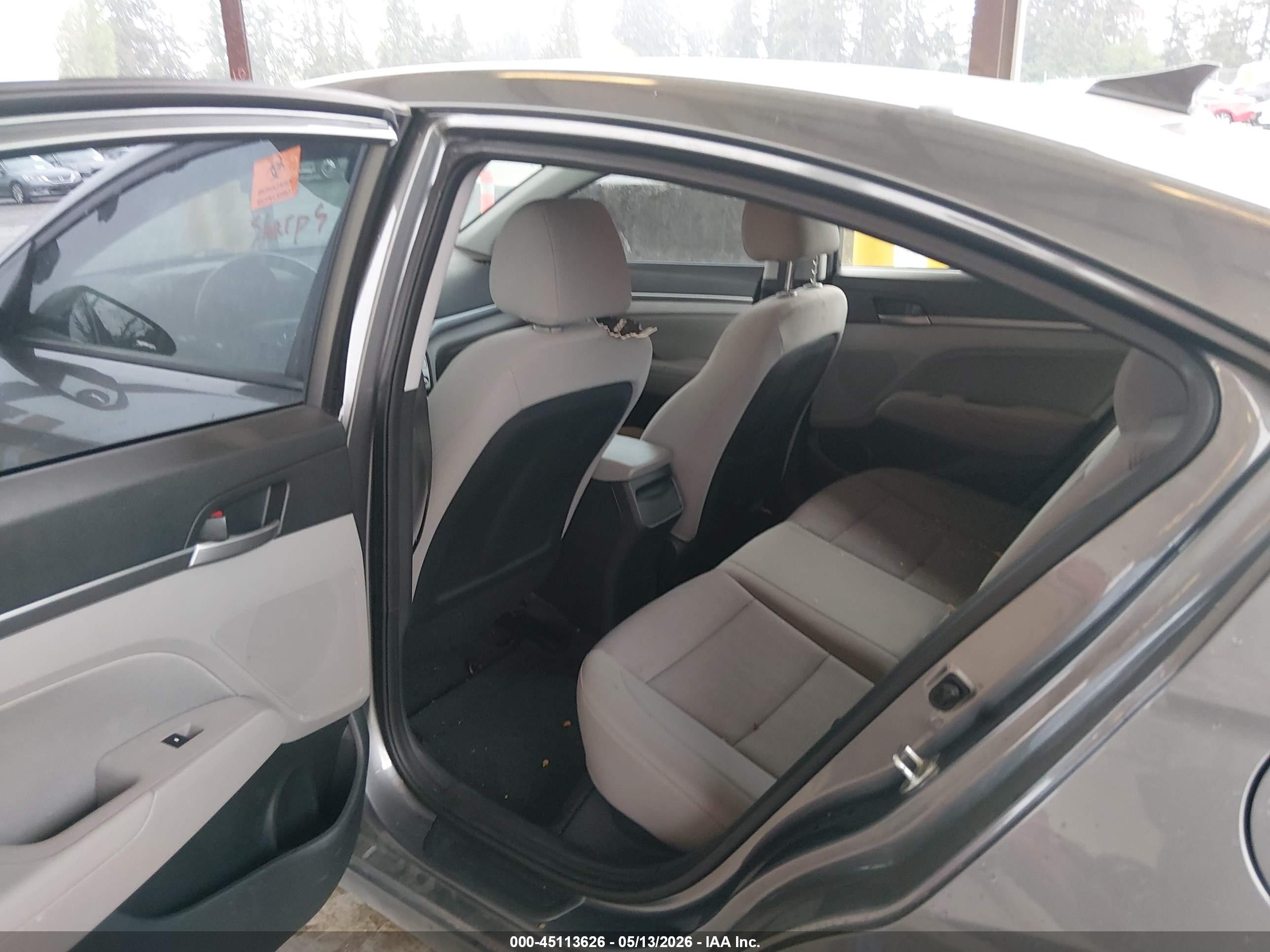 2018 Hyundai Elantra Value Edition Gray vin: 5NPD84LF3JH324601