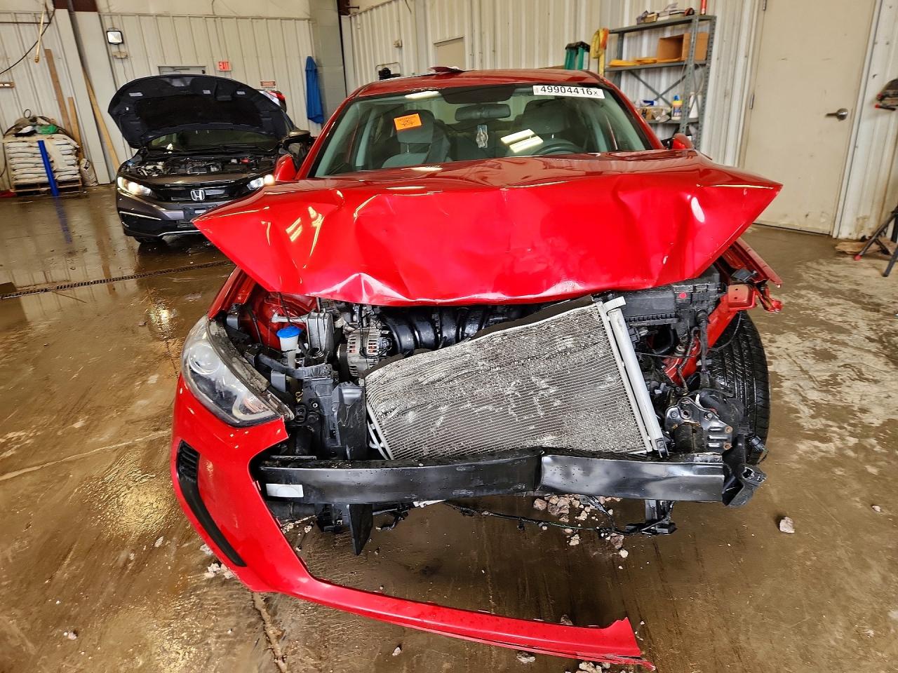 2018 Hyundai Elantra Red vin: 5NPD84LF3JH325229