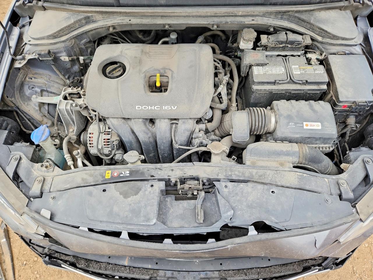 2018 Hyundai Elantra Sel Серый vin: 5NPD84LF3JH342676