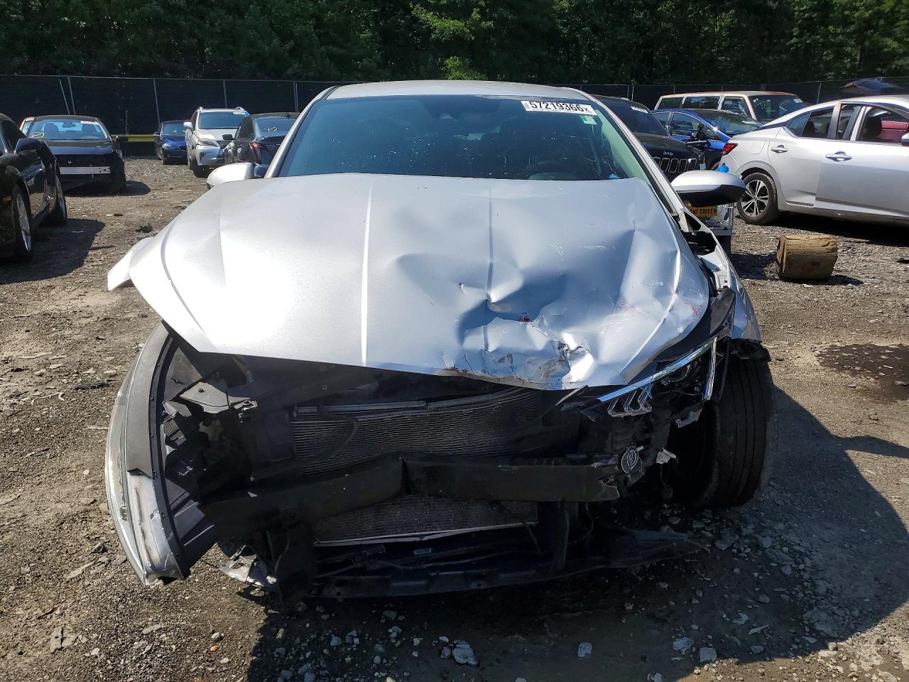 2020 Hyundai Elantra Sel Silver vin: 5NPD84LF3LH537051