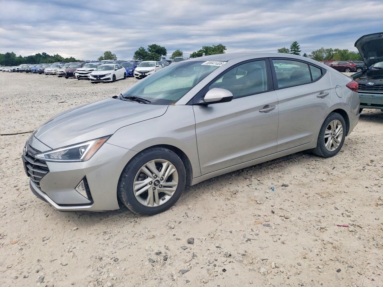 2020 Hyundai Elantra Sel Silver vin: 5NPD84LF3LH597718