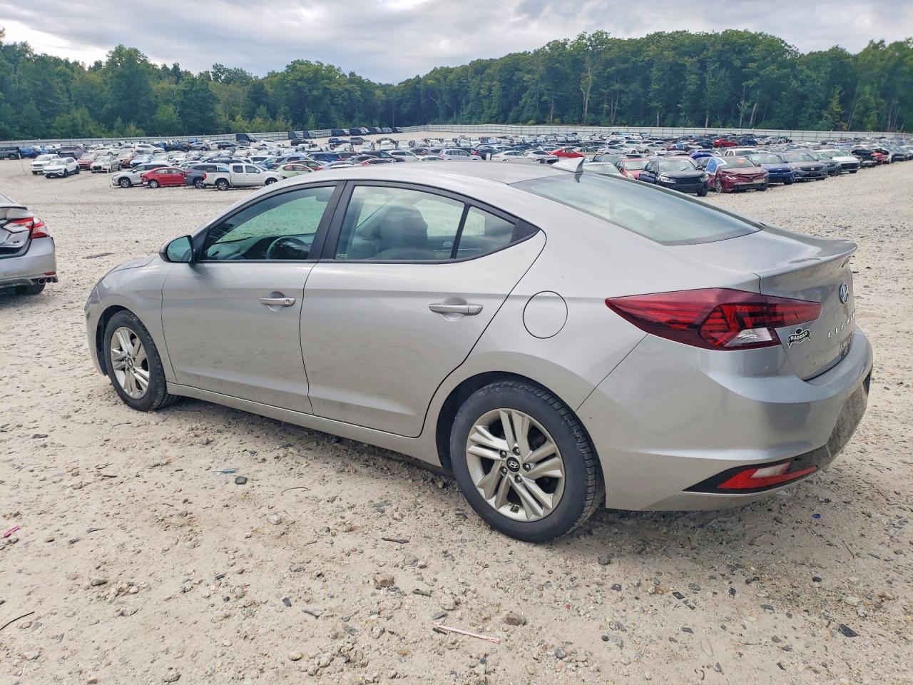 2020 Hyundai Elantra Sel Silver vin: 5NPD84LF3LH597718