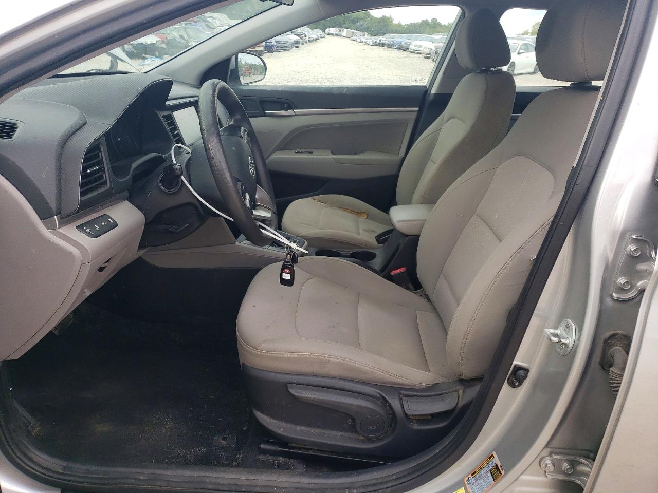 2020 Hyundai Elantra Sel Silver vin: 5NPD84LF3LH597718