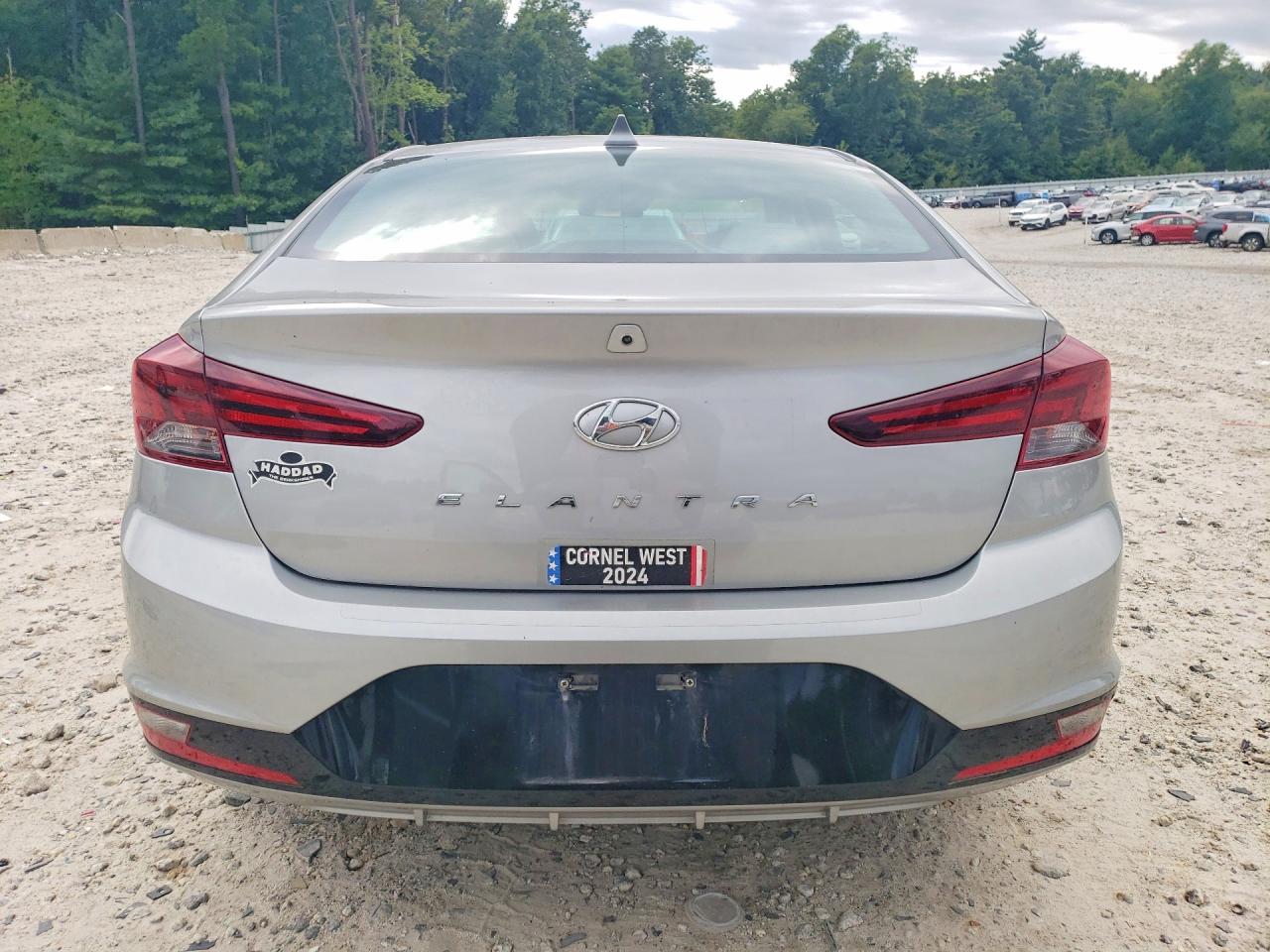 2020 Hyundai Elantra Sel Silver vin: 5NPD84LF3LH597718