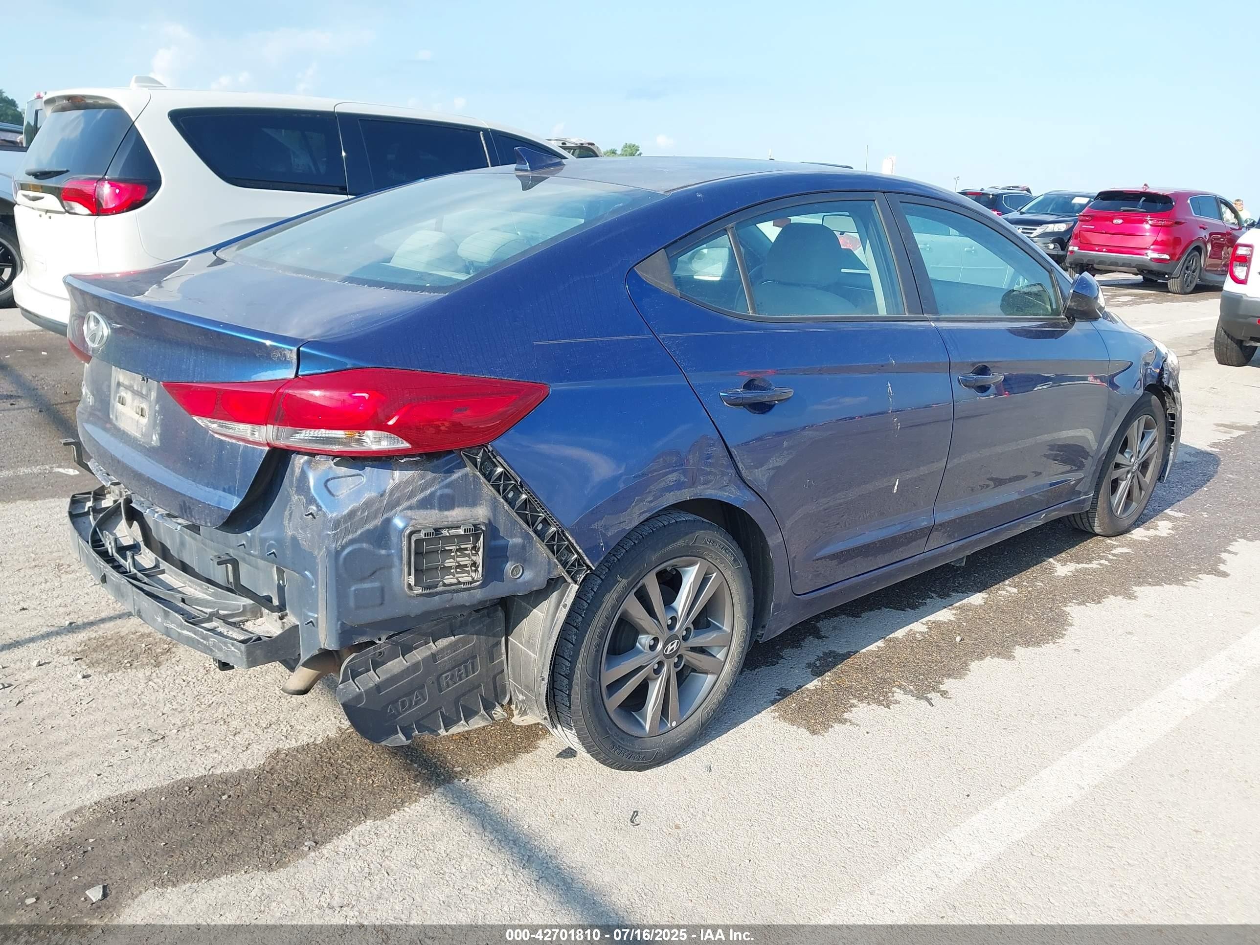 2017 Hyundai Elantra Se Blue vin: 5NPD84LF4HH002527