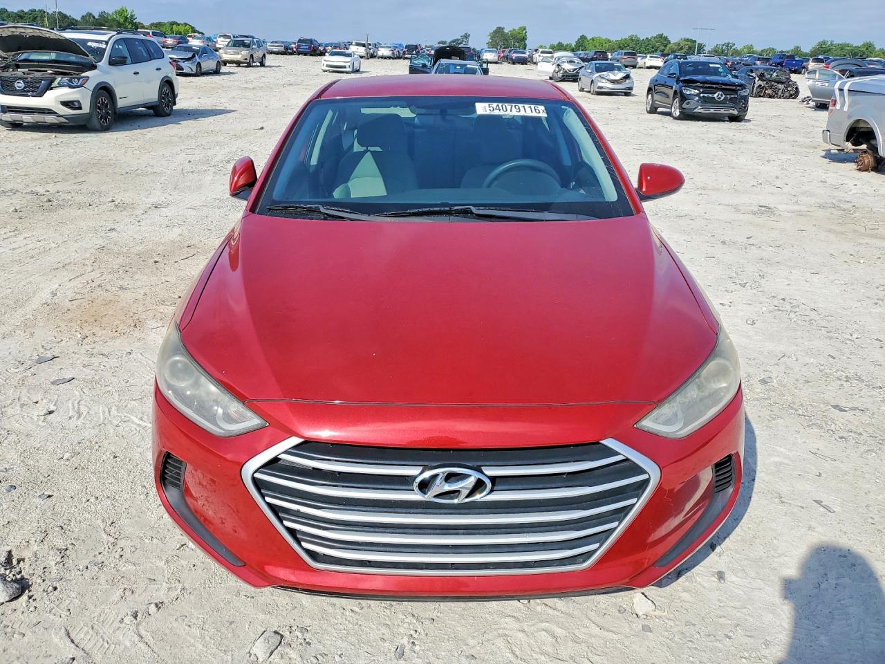 2017 Hyundai Elantra Se Red vin: 5NPD84LF4HH053610
