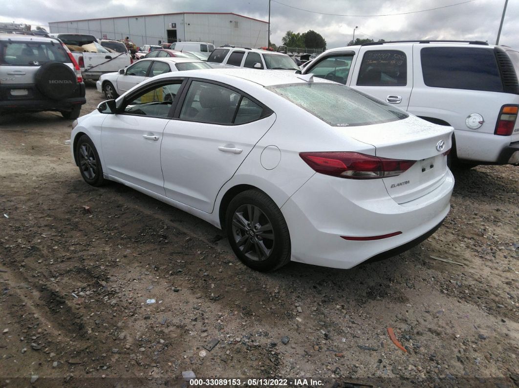 2017 Hyundai Elantra Se White vin: 5NPD84LF4HH143484