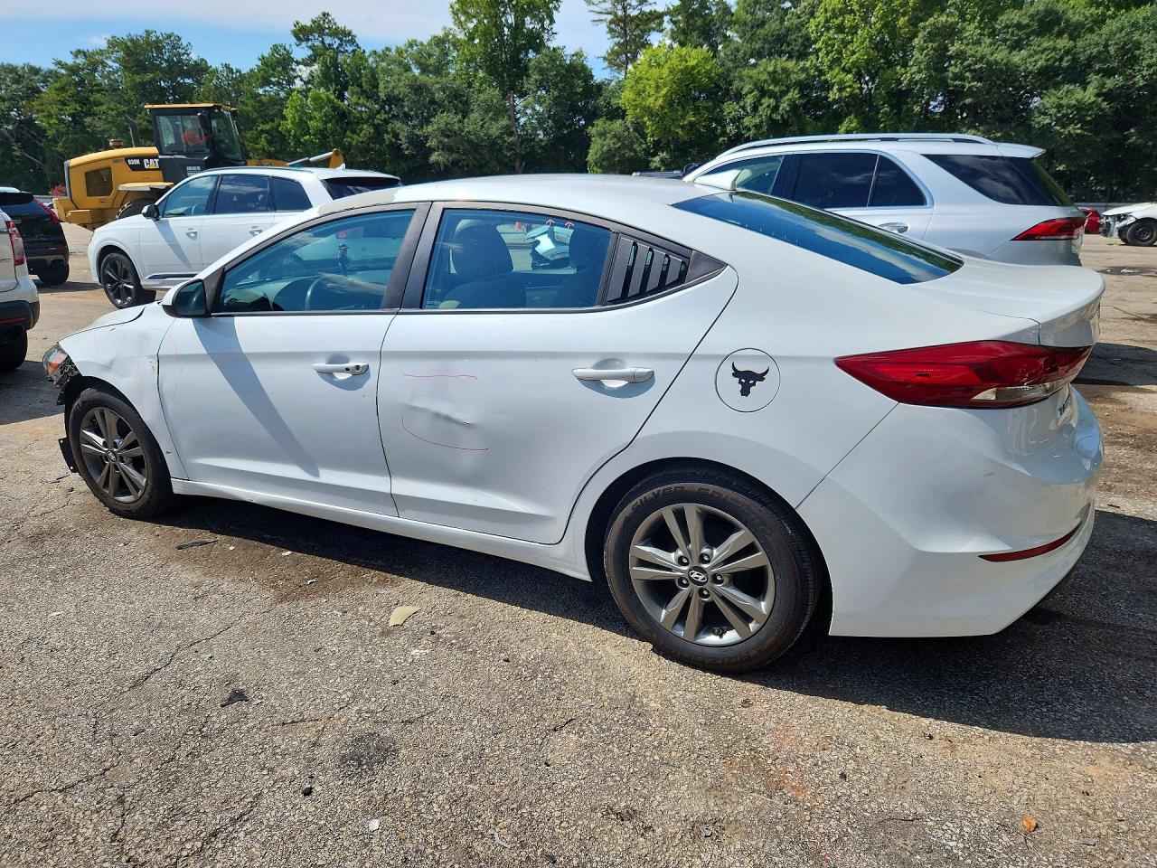 2017 Hyundai Elantra Se White vin: 5NPD84LF4HH143484