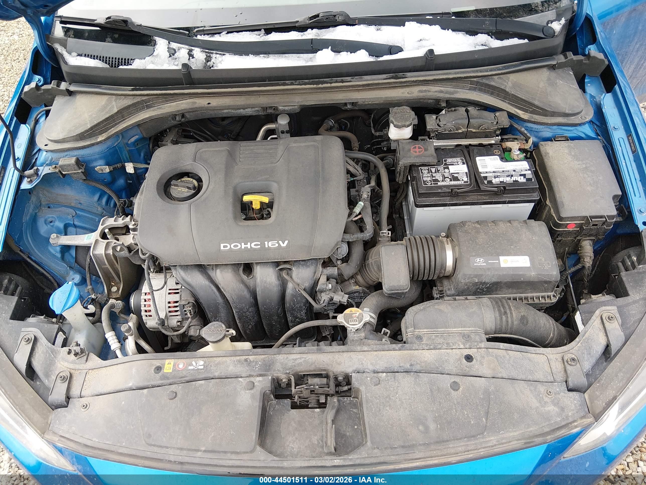 2017 Hyundai Elantra Se Blue vin: 5NPD84LF4HH156073