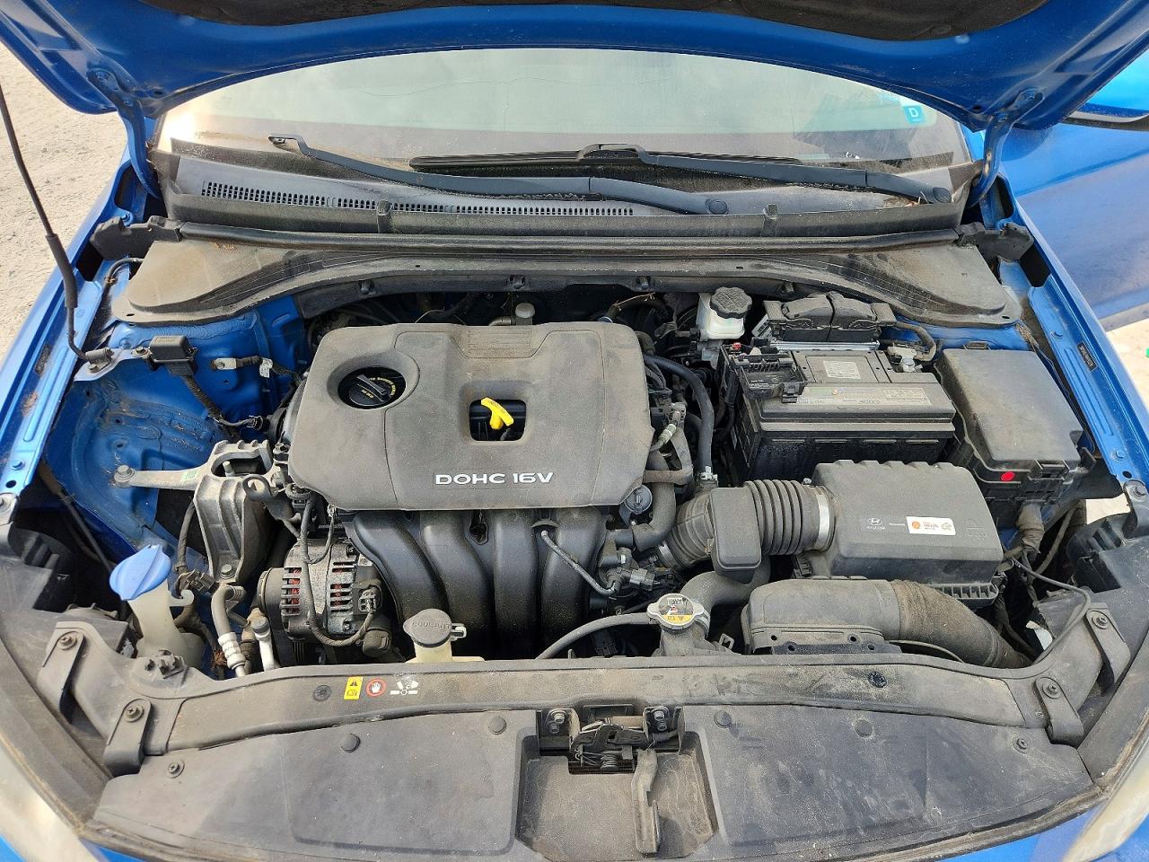 2017 Hyundai Elantra Se Blue vin: 5NPD84LF4HH193379