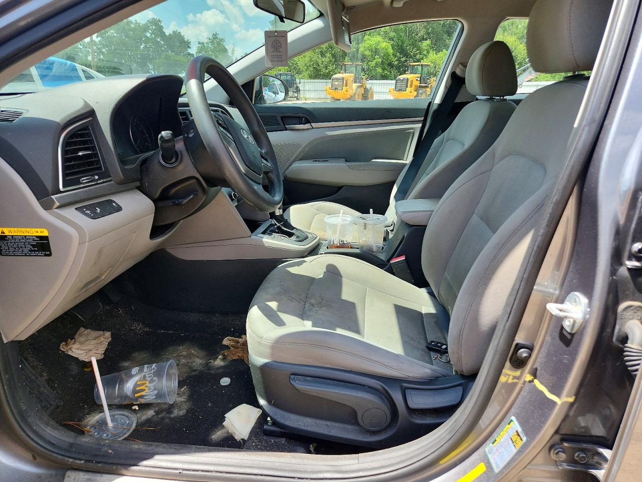 2018 Hyundai Elantra Sel Gray vin: 5NPD84LF4JH255031