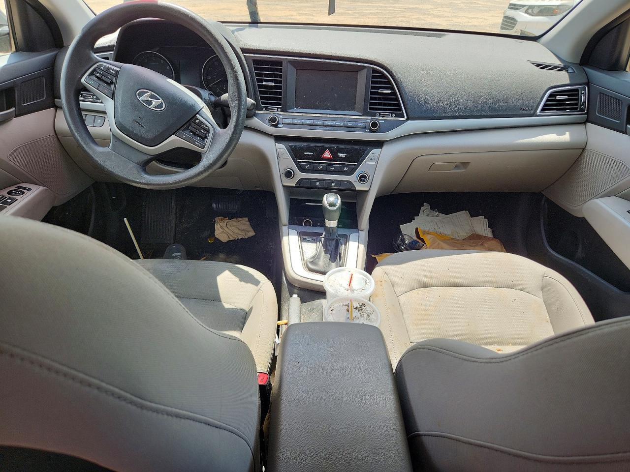 2018 Hyundai Elantra Sel Gray vin: 5NPD84LF4JH255031