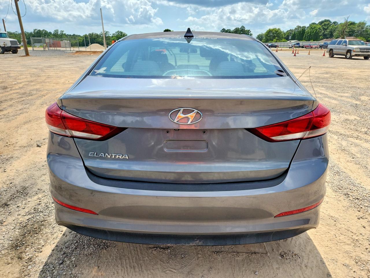 2018 Hyundai Elantra Sel Gray vin: 5NPD84LF4JH255031