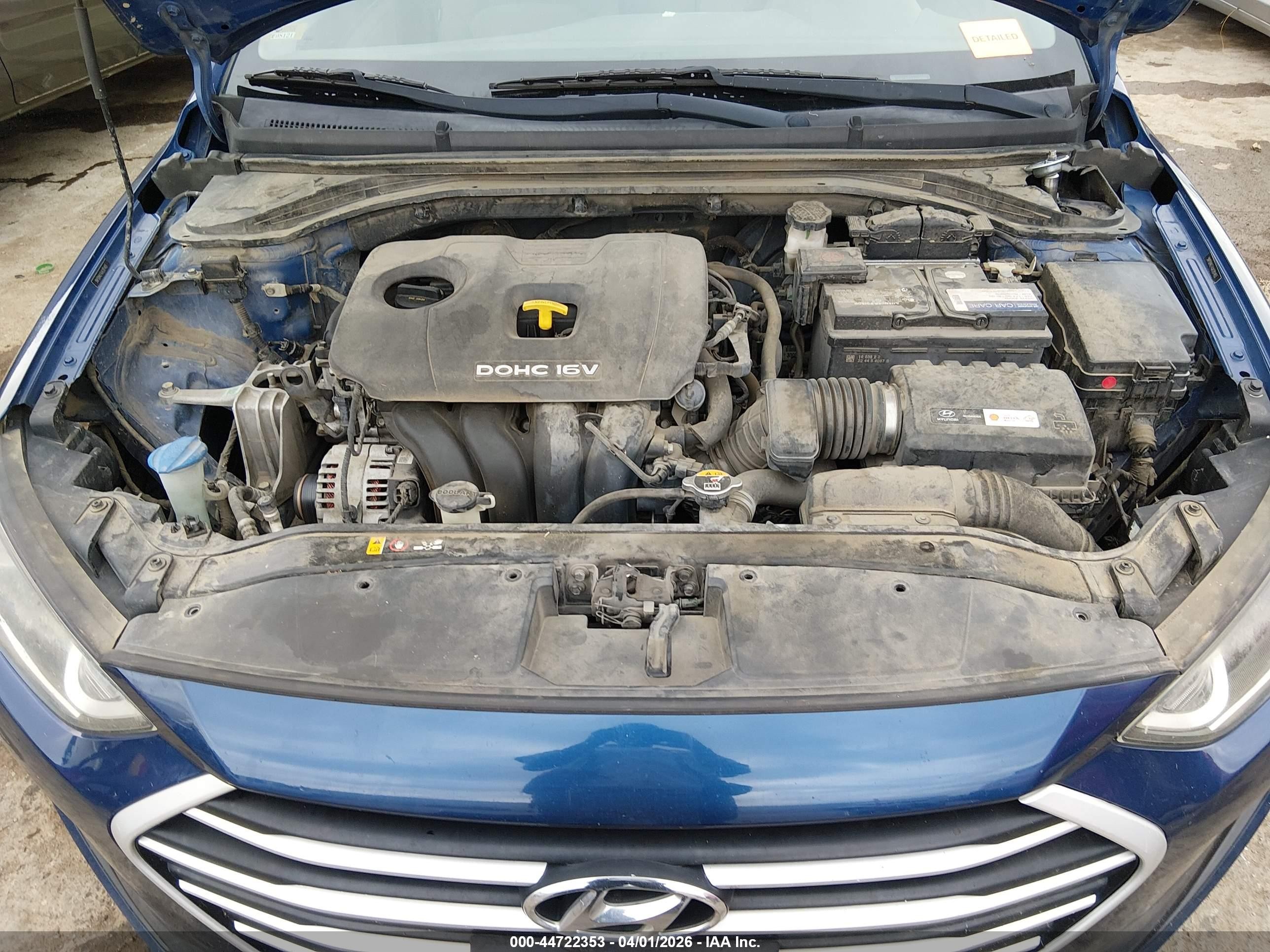 2018 Hyundai Elantra Value Edition Blue vin: 5NPD84LF4JH281483