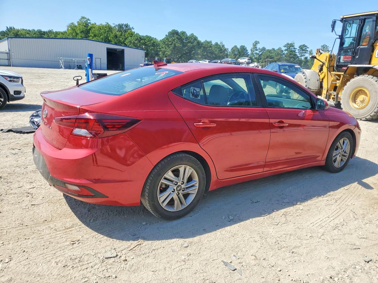2019 Hyundai Elantra Value Edition Red vin: 5NPD84LF4KH414986