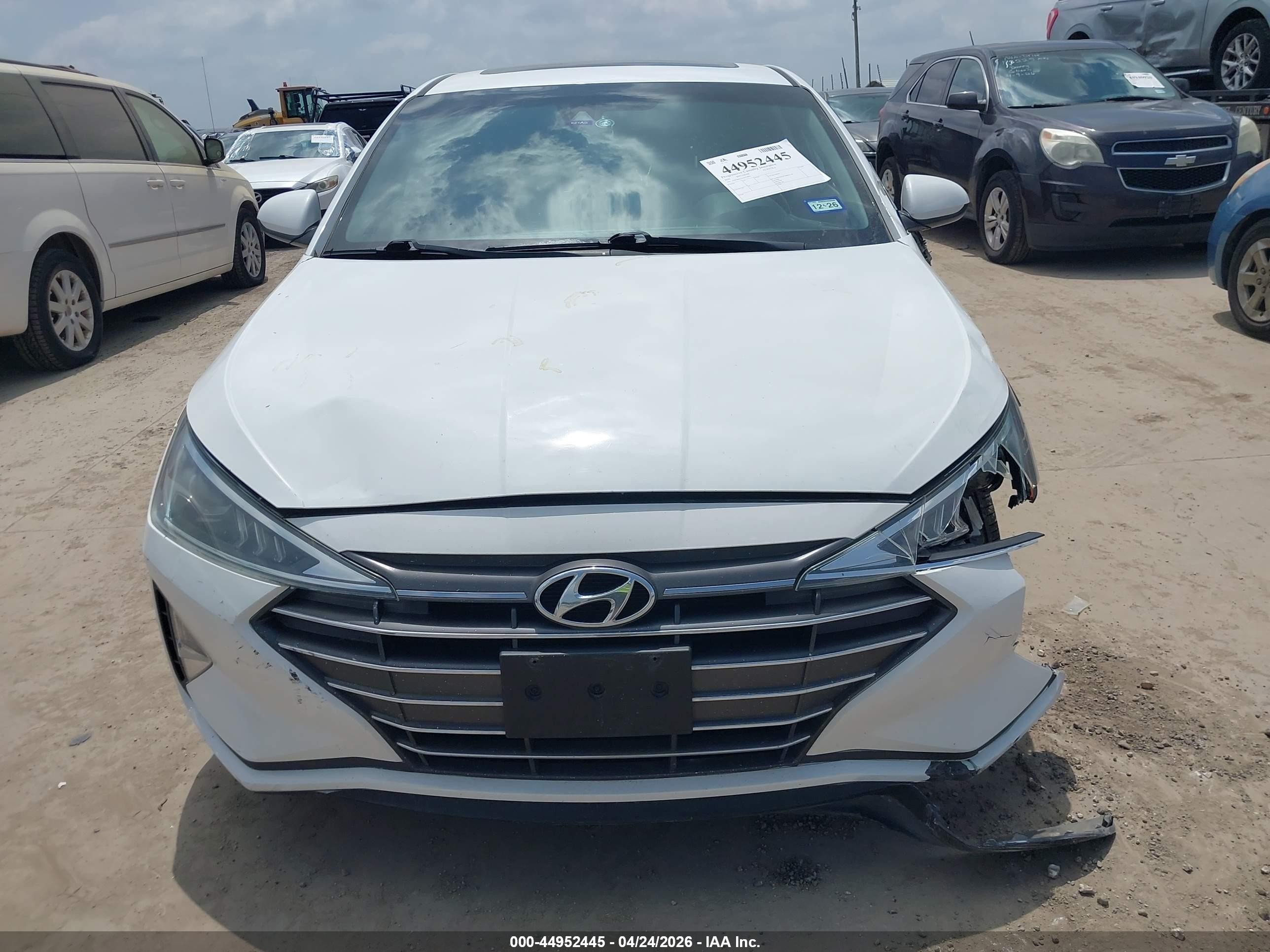2020 Hyundai Elantra Value Edition White vin: 5NPD84LF4LH554991
