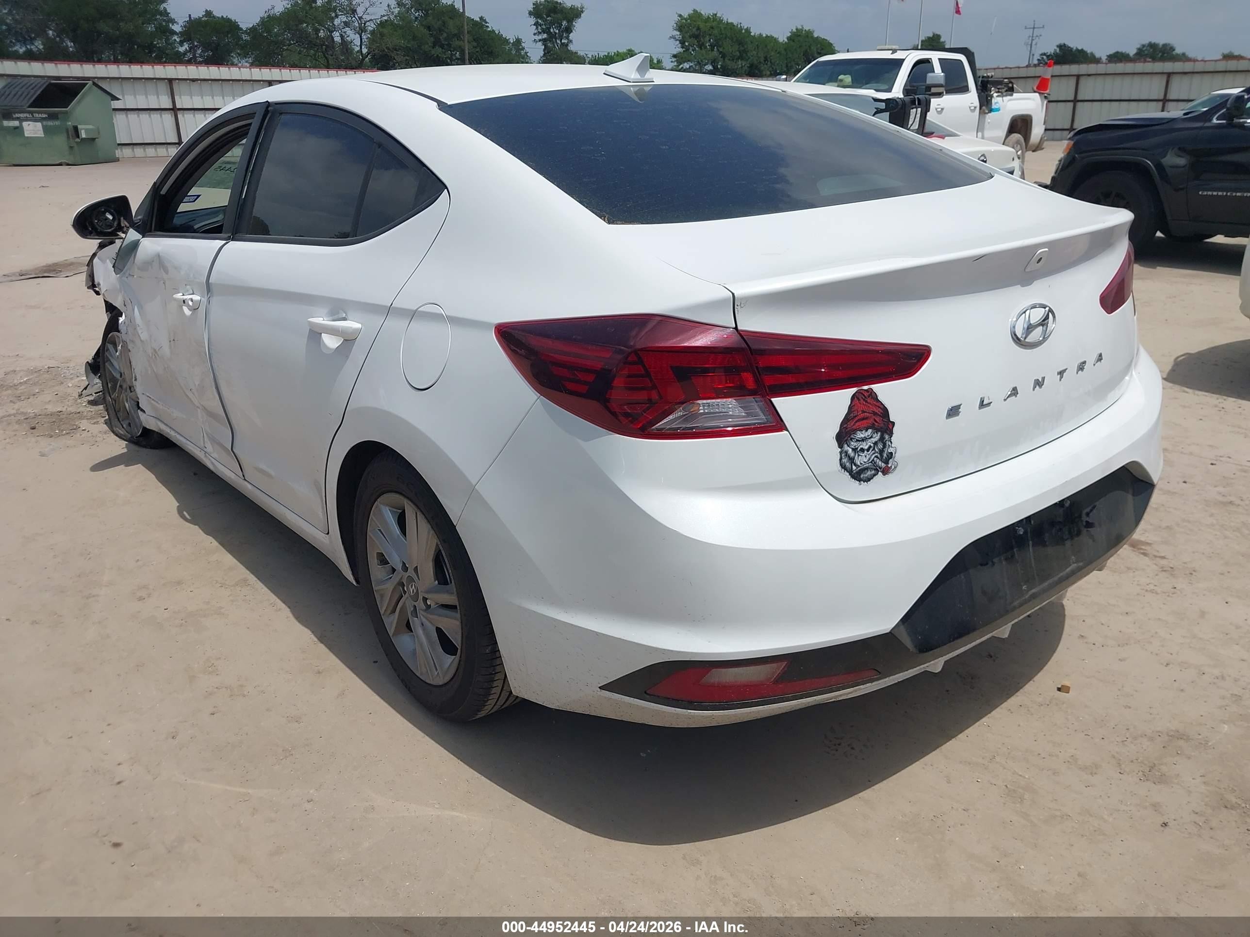 2020 Hyundai Elantra Value Edition White vin: 5NPD84LF4LH554991
