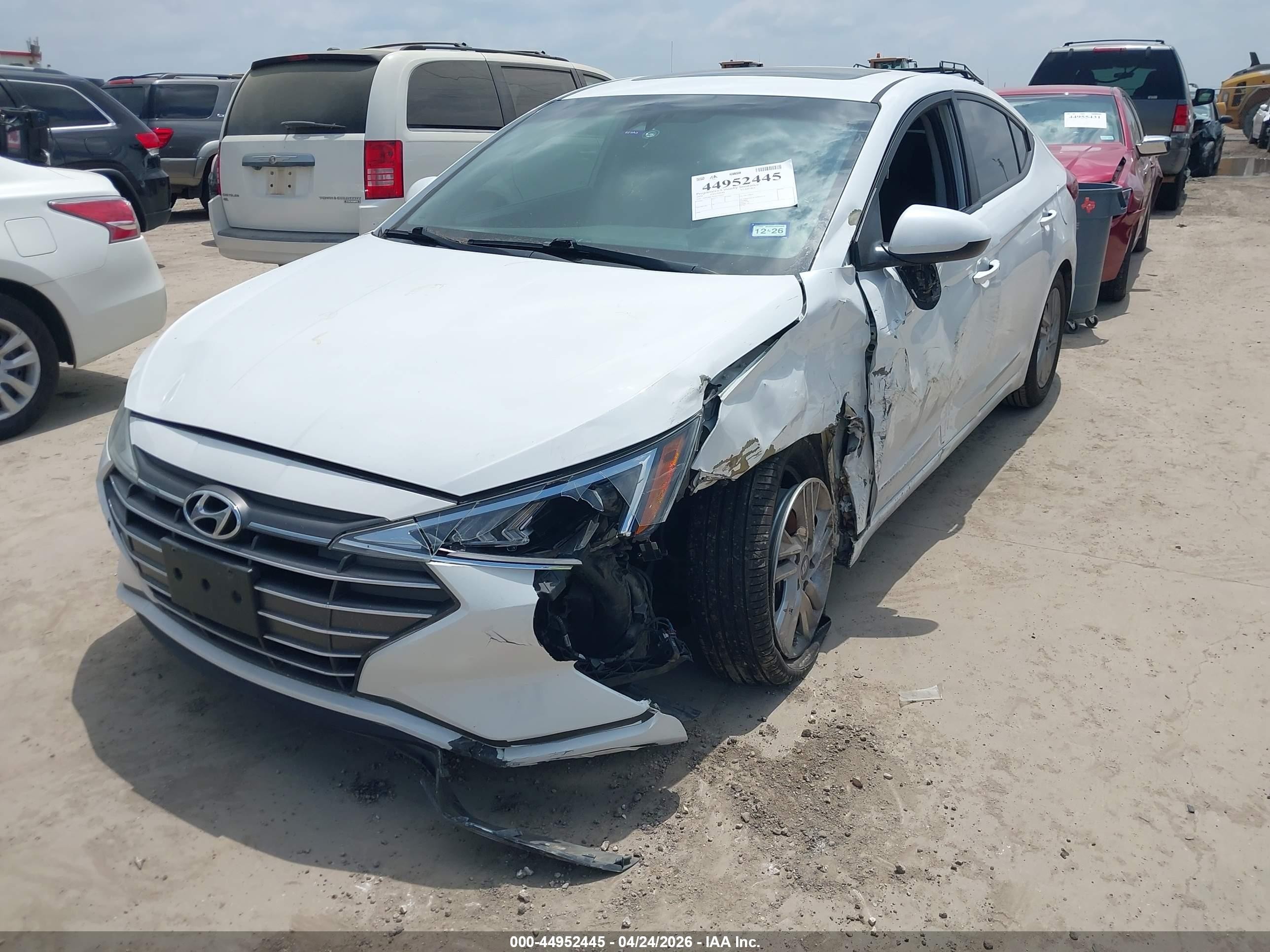 2020 Hyundai Elantra Value Edition White vin: 5NPD84LF4LH554991