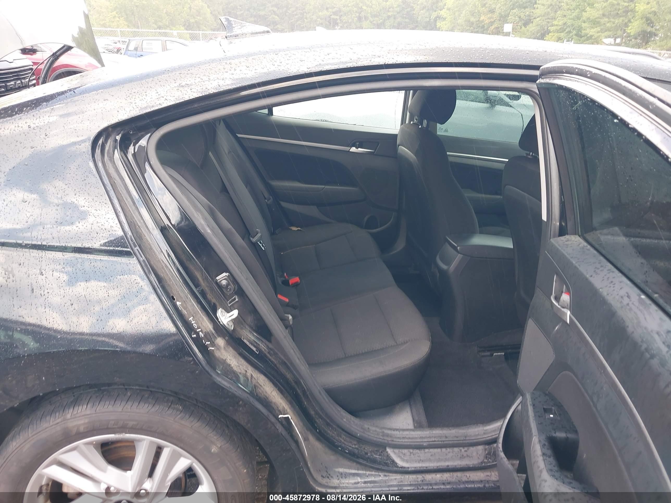 2020 Hyundai Elantra Sel Черный vin: 5NPD84LF4LH574240