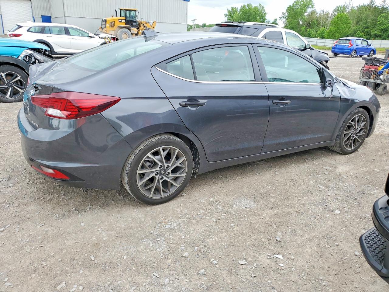 2020 Hyundai Elantra Limited Gray vin: 5NPD84LF4LH618298