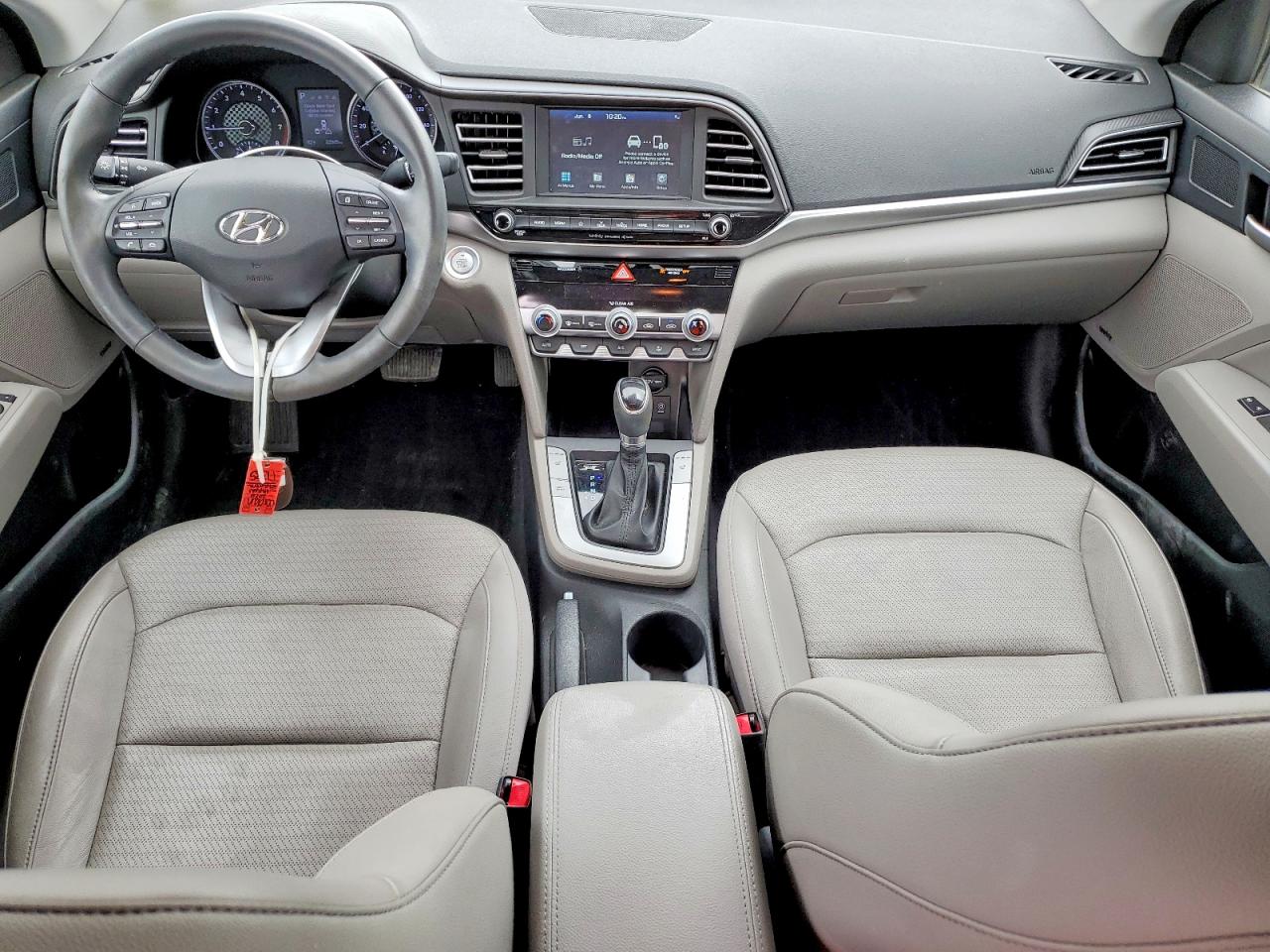 2020 Hyundai Elantra Limited Gray vin: 5NPD84LF4LH618298