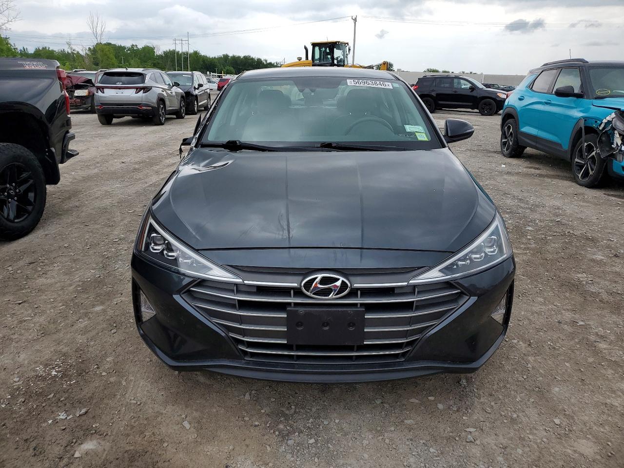 2020 Hyundai Elantra Limited Gray vin: 5NPD84LF4LH618298