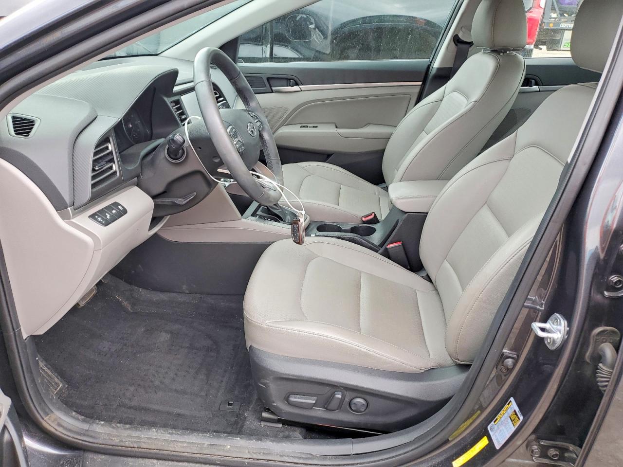 2020 Hyundai Elantra Limited Gray vin: 5NPD84LF4LH618298